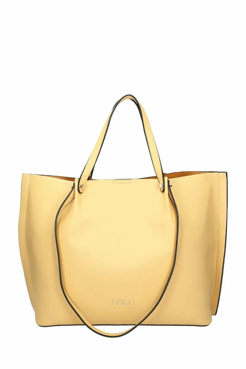 Sale Duża Torebka Shopperka M0100-C002 Żółta Torebki Nobo|Torebki Klasyczne