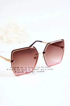 Okulary>Boto Duże Okulary Przeciwsłoneczne Kwadratowe V180005 Zielono-Różowe