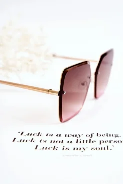 Okulary>Boto Duże Okulary Przeciwsłoneczne Kwadratowe V180005 Zielono-Różowe