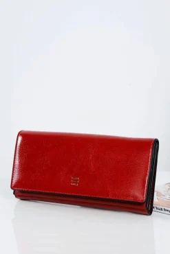 Discount Boto Duży Damski Czerwony Modny Portfel