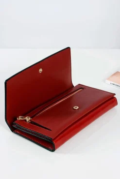 Discount Boto Duży Damski Czerwony Modny Portfel