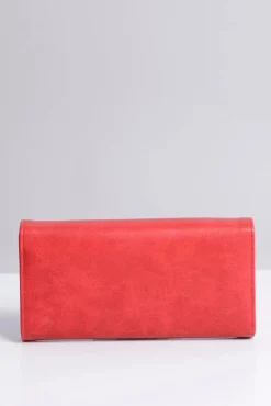 Online Duży Damski Czerwony Portfel Portfele