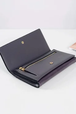 Portfele>Boto Duży Damski Fioletowy Modny Portfel