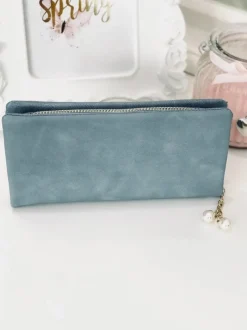 Boto Duży Damski Niebieski Portfel