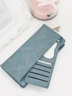 Boto Duży Damski Niebieski Portfel