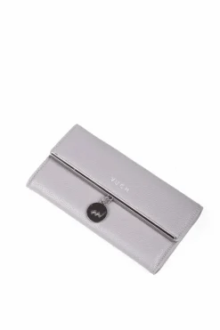 Portfele>Boto Duży Damski Portfel Z Emblematem Szary Mailin
