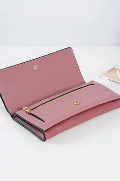 Portfele>Boto Duży Damski Różowy Modny Portfel