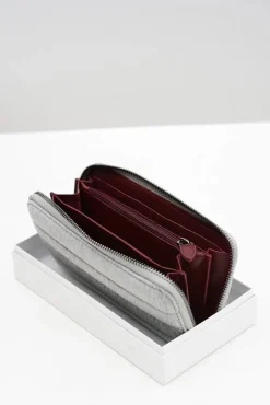 Online Duży Damski Szary Portfel DIANA&CO Portfele