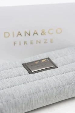 Online Duży Damski Szary Portfel DIANA&CO Portfele