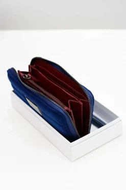 Portfele>Boto Duży Granatowy Damski Portfel DIANA&CO