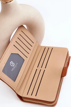 Portfele>Boto Duży Portfel Damski Brązowy Sopheia