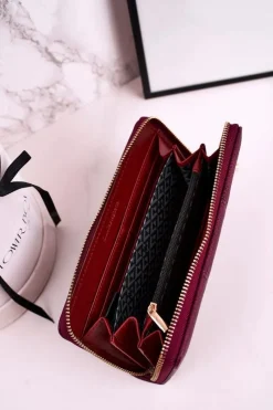 Portfele>Boto Duży Portfel Damski Lulu Castagnette Bordowy