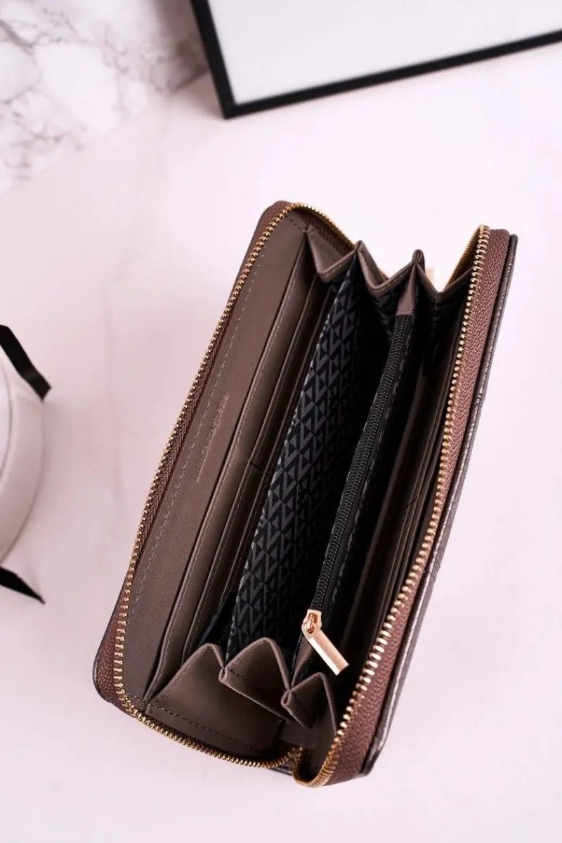 Portfele>Boto Duży Portfel Damski Lulu Castagnette Srebrny