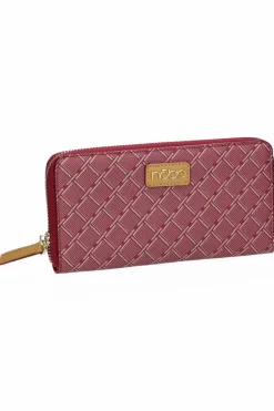 Online Duży Portfel Damski NPUR-F0080-C005 Czerwony Portfele