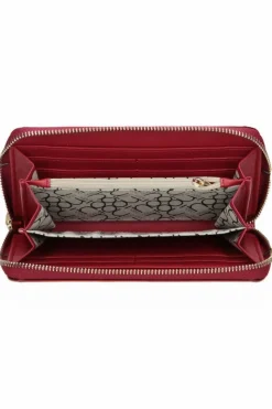 Online Duży Portfel Damski NPUR-F0080-C005 Czerwony Portfele