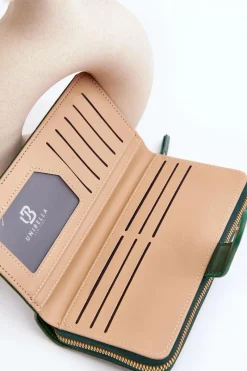 Portfele>Boto Duży Portfel Damski Zielony Sopheia