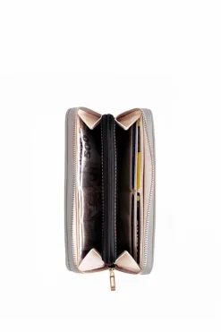 Clearance Duży Portfel Na Suwak Szary Hailey Portfele