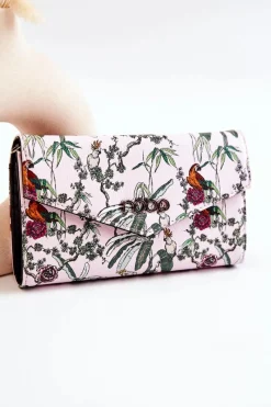 Portfele>Nobo Duży Portfel Skórzany M0240-CM04 Różowy