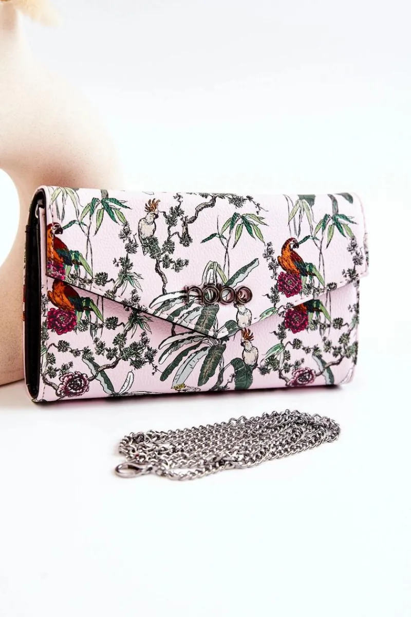 Portfele>Nobo Duży Portfel Skórzany M0240-CM04 Różowy