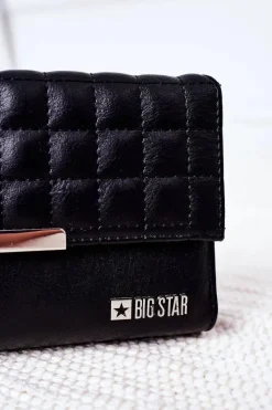 Online Duży Portfel Z Uchwytem Big Star HH674027 Czarny Portfele