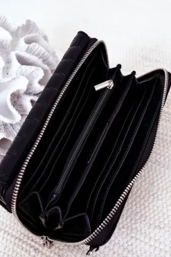 Online Duży Portfel Z Uchwytem Big Star HH674027 Czarny Portfele