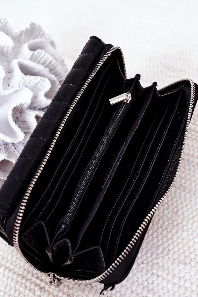 Online Duży Portfel Z Uchwytem Big Star HH674027 Czarny Portfele