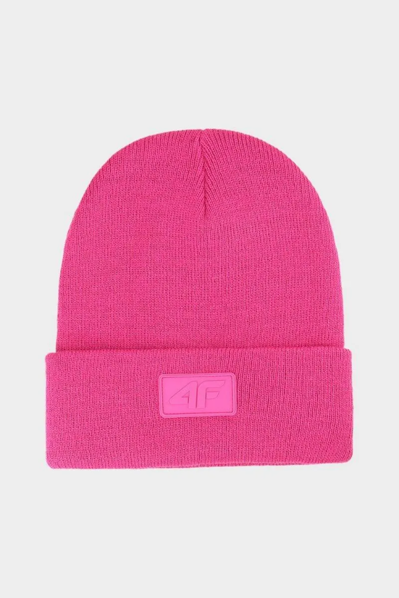 New Dziecięca Czapka Zimowa JWAW24ACAPU446-54S Różowa Okrycia Głowy
