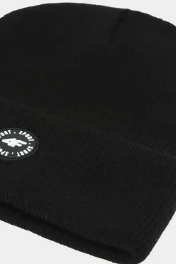 Clearance Dziecięca Czapka Zimowa JWAW24ACAPU444-21S Czarna Okrycia Głowy