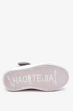 Clearance Boto Dziecięce Baleriny W Kwiatuszki Granatowo-Szare Noah