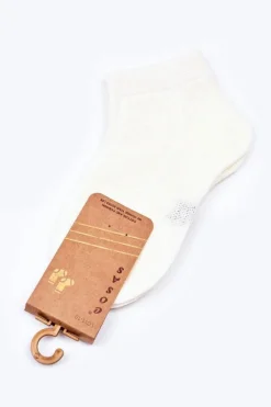 Clearance COSAS Dziecięce Bawełniane Skarpetki Stopki Żółte