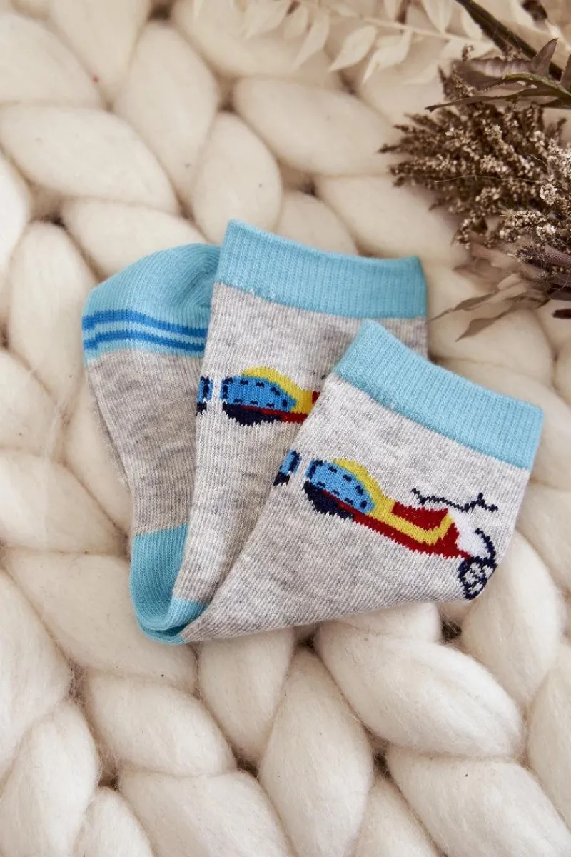 Online Dziecięce Bawełniane Skarpetki Z Wzorami 5-Pak Multikolor Skarpetki|Skarpetki