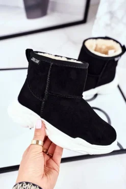 Dziewczęce>Big Star Shoes Dziecięce botki Big Star śniegowce czarne GG374085