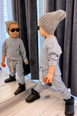 Sale Dziecięce Botki Śniegowce Czarne Frosty Dzieci Dziewczęce|Chłopięce