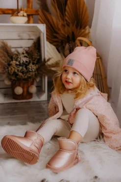 Best Boto Dziecięce Botki Śniegowce Różowe Frosty