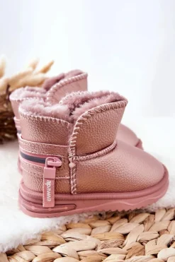 Best Boto Dziecięce Botki Śniegowce Różowe Frosty