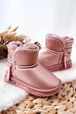 Best Boto Dziecięce Botki Śniegowce Różowe Frosty