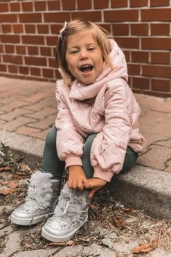 Best Boto Dziecięce Botki Śniegowce Z Futerkiem Srebrne Minnie Mouse