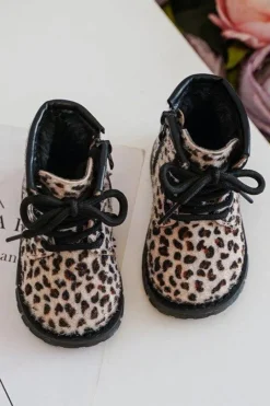 Outlet Dziecięce Botki Ocieplane z Suwakiem Beżowe Goopy Dzieci Chłopięce|Dziewczęce