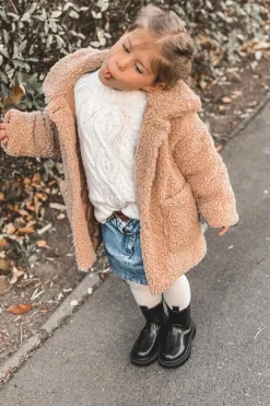 Clearance Dziecięce Botki Ocieplane Czarne Aletris Dzieci Dziewczęce