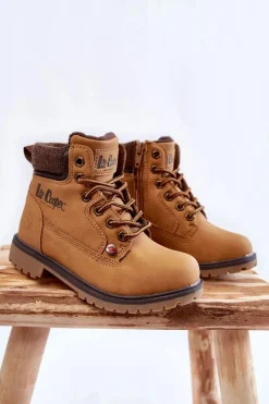 Chłopięce>Lee Cooper Dziecięce Botki Trapery LCJ-22-01-1490 Camel