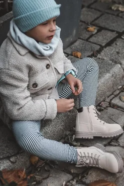 Dziewczęce></noscript>Boto Dziecięce Botki Trapery Na Suwak Beżowe Bansi