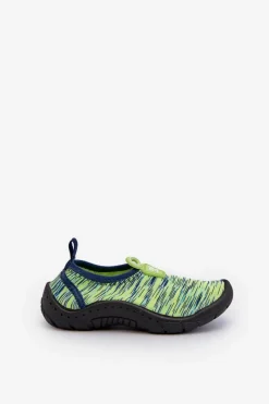 Outlet Boto Dziecięce Buty Do Wody PROWATER PRO-24-48-044K Zielone Zielony