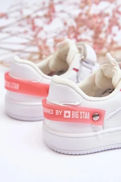 Best Big Star Shoes Dziecięce Buty Sportowe Big Star JJ374082 Białe