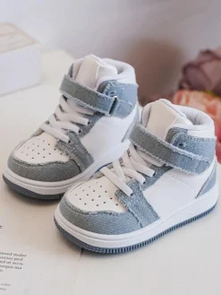 Chłopięce|Dziewczęce>Boto Dziecięce Buty Sportowe Jeansowe Biało-e Milara Niebieski