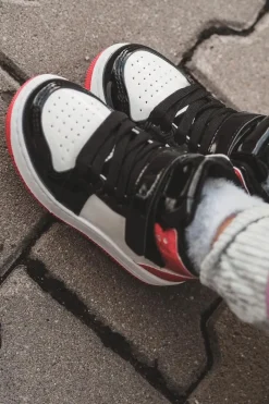 Clearance Boto Dziecięce Buty Sportowe Lakierowane Różowo-Białe Milara Różowy