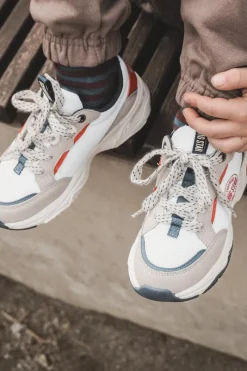 Clearance Dziecięce Buty Sportowe Memory Foam System Big Star JJ374269 Białe Dzieci Back To School