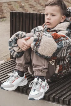 Clearance Dziecięce Buty Sportowe Memory Foam System Big Star JJ374269 Białe Dzieci Back To School