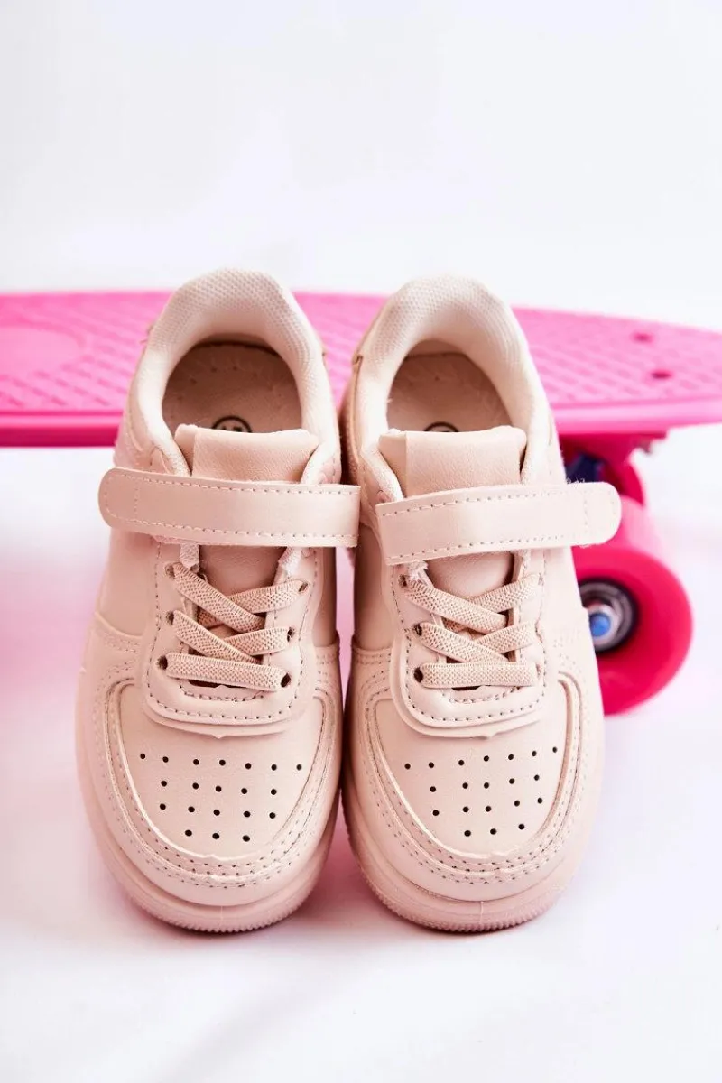 Hot Dziecięce Buty Sportowe Na Rzepy Różowe Elike Dzieci Chłopięce|Dziewczęce