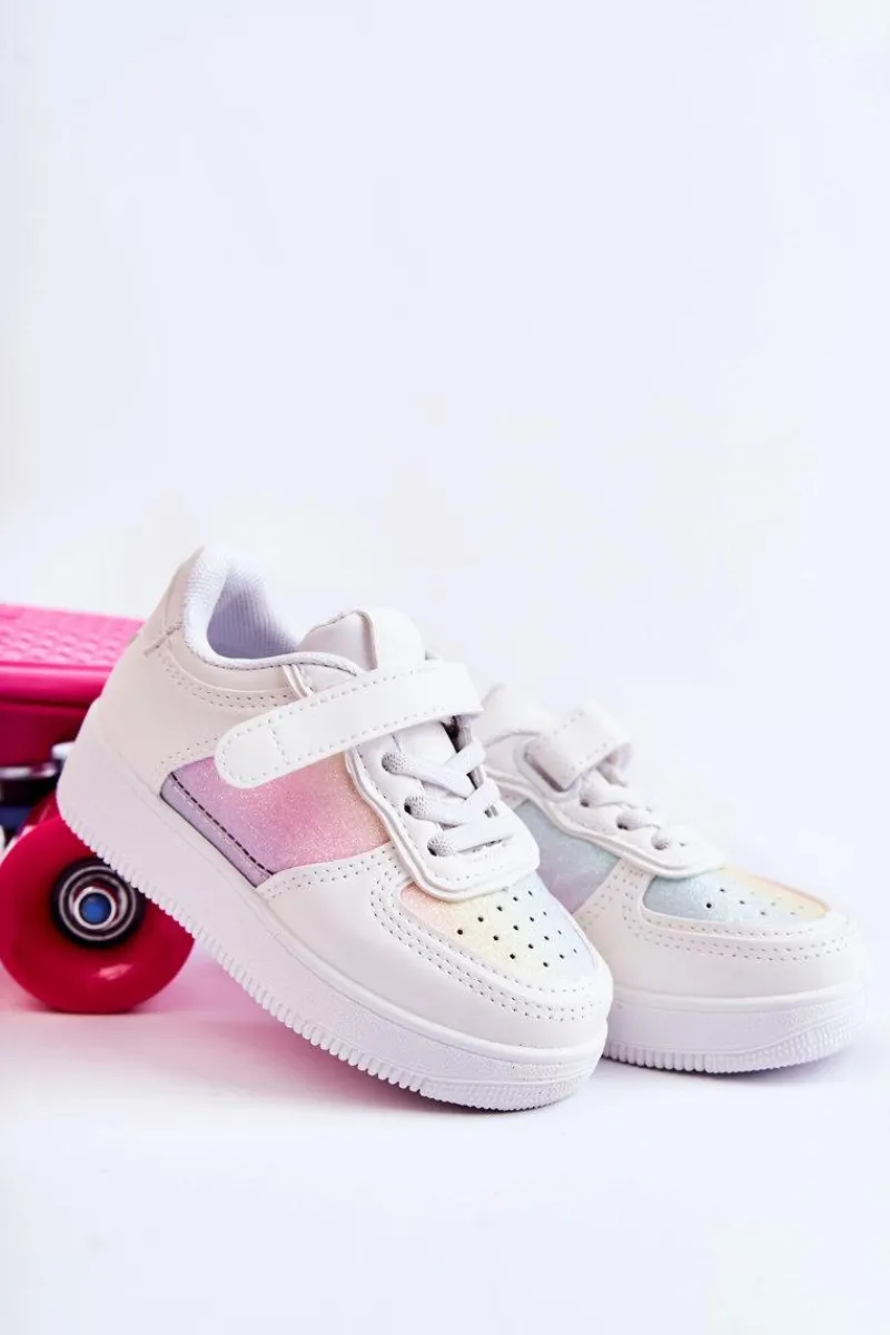 Dziecięce Buty Sportowe Na Rzepy Multikolor Elike Dzieci Chłopięce|Dziewczęce