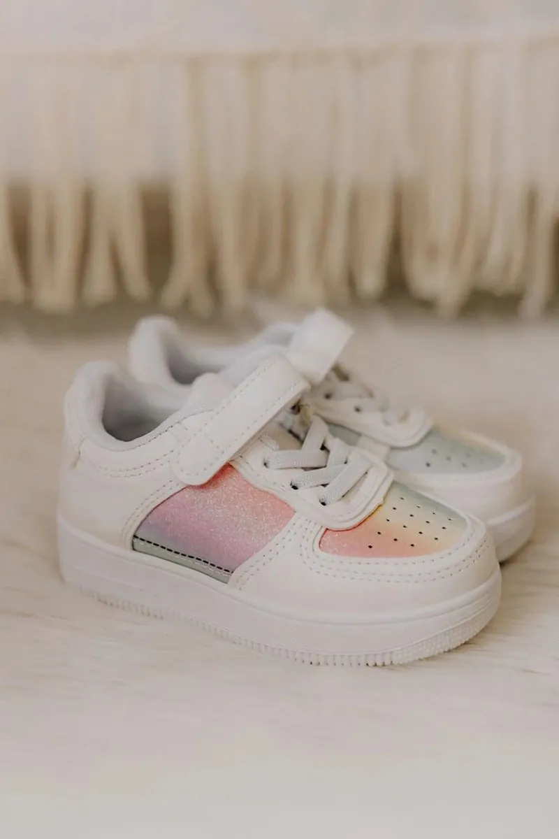 Dziecięce Buty Sportowe Na Rzepy Multikolor Elike Dzieci Chłopięce|Dziewczęce